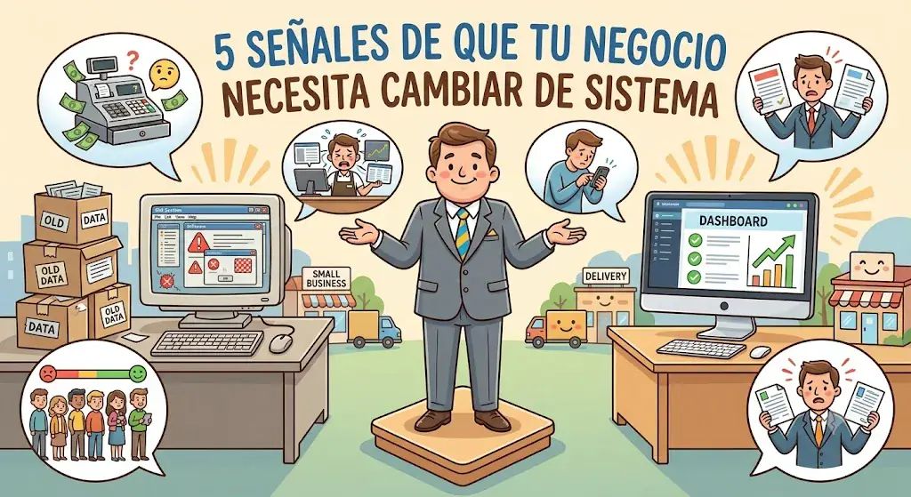 Señales de que tu negocio necesita cambiar de sistema punto de venta